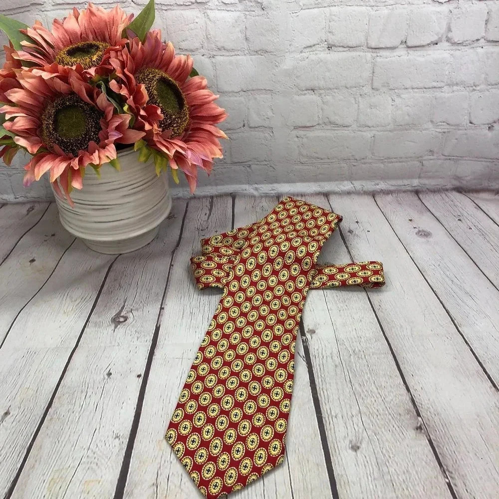 Kenneth cole silk Tie preppy business office